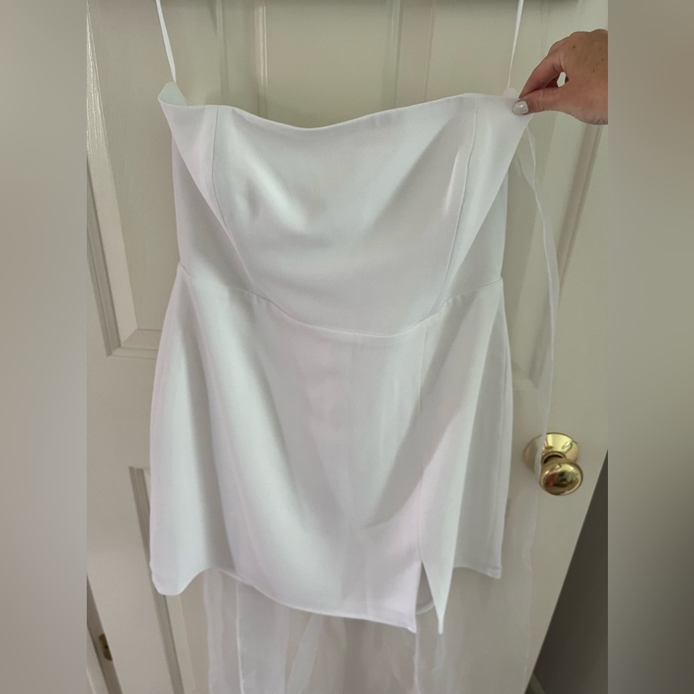 Park & Fifth Tulle Tie Mini Dress